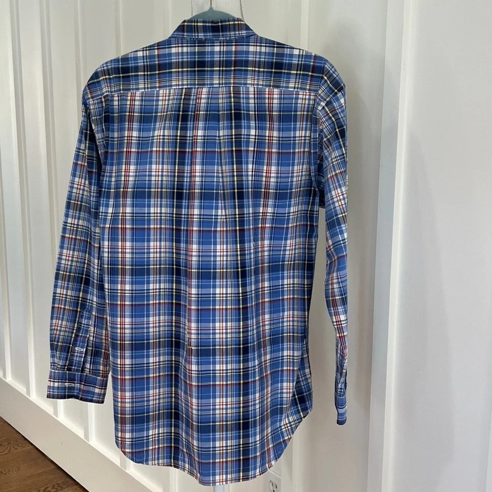Ralph Lauren Blue Plaid Button Down